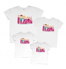Love - футболки для всієї родини family look