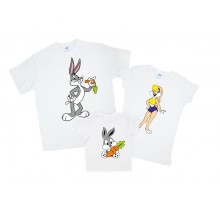 Комплект футболок с принтами "кролик Багз Банни"