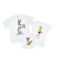 Комплект футболок з принтами "кролик Багз Банні"