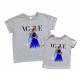 Vogue Холодное сердце - комплект футболок для мамы и дочки купить в интернет магазине