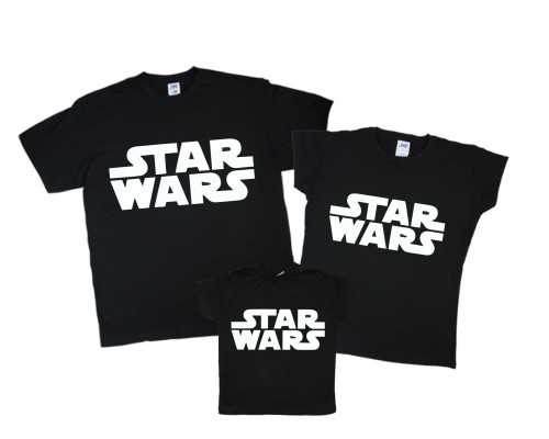 Комплект семейных футболок family look Star Wars купить в интернет магазине
