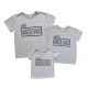 Комплект именных футболок для всей семьи имя фамилия в рамке купить в интернет магазине