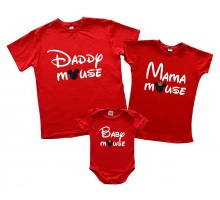 Daddy, Mama, Baby Mickey Mouse - футболки для всей семьи
