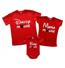 Daddy, Mama, Baby Mickey Mouse - футболки для всієї родини