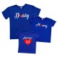 Daddy, Mommy, Sweet heart - футболки для всей семьи family look купить в интернет магазине