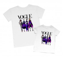 Vogue ведьмочки - комплект футболок для мамы и дочки