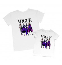 Vogue ведьмочки - комплект футболок для мамы и дочки