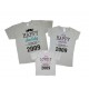 Комплект футболок для всей семьи Happy daddy mom doughter купить в интернет магазине