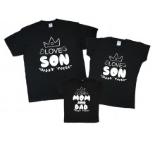 Love son - комплект футболок для всей семьи