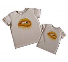 Губи - комплект футболок для мами та доньки