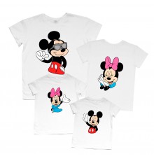 Комплект семейных футболок Микки Маусы