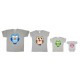Комплект сімейних футболок Family Look Сови купити в інтернет магазині