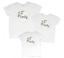 Комплект семейных футболок family look "Family"