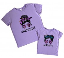 momlife - комплект футболок для мамы и дочки