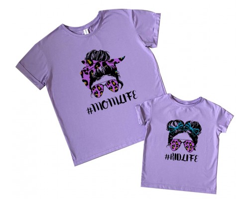 momlife - комплект футболок для мами та доньки купити в інтернет магазині