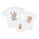Зайчики - комплект футболок family look для всей семьи купить в интернет магазине