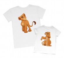 Комплект футболок для мамы и сына "Король Лев"