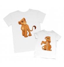 Комплект футболок для мамы и сына "Король Лев"