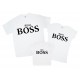 Набір футболок для сімї family look Mini BOSS купити в інтернет магазині