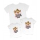 Мама и две дочки - комплект семейных футболок купить в интернет магазине
