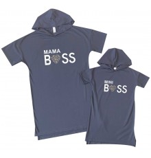 BOSS - платья с капюшоном для мамы и дочки