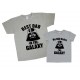 Комплект футболок для тата та сина Best Dad in the Galaxy принт Дарт Вейдер купити в інтернет магазині