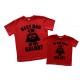 Комплект футболок для тата та сина Best Dad in the Galaxy принт Дарт Вейдер купити в інтернет магазині