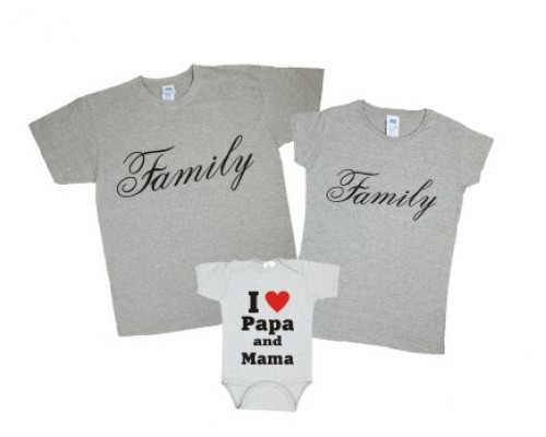 Комплект футболок для всієї родини Family купити в інтернет магазині