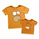 Комплект футболок для папы и сына Симпсоны купить в интернет магазине