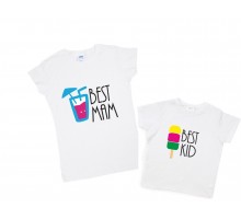 Комплект футболок для мамы и сына "Best Mam, Best Kid"
