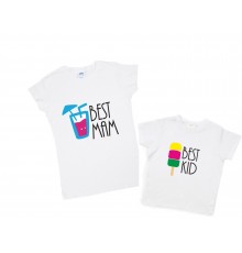 Комплект футболок для мамы и сына "Best Mam, Best Kid"