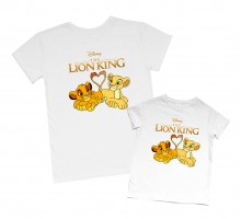 Комплект футболок для мами та сина "The Lion King"