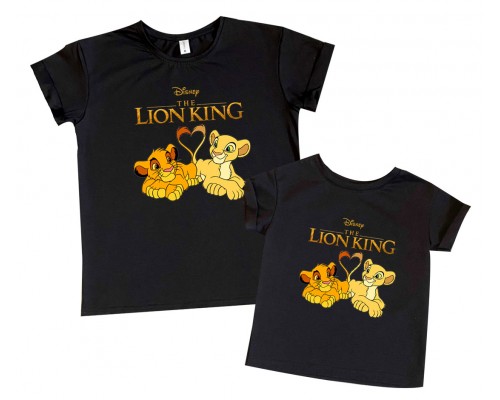 Комплект футболок для мамы и сына The Lion King купить в интернет магазине
