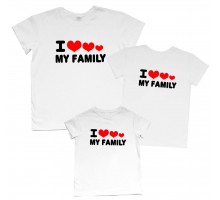 I love my family - футболки для всієї родини family look