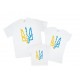 Комплект патриотичных футболок для всей семьи Герб Украины купить в интернет магазине