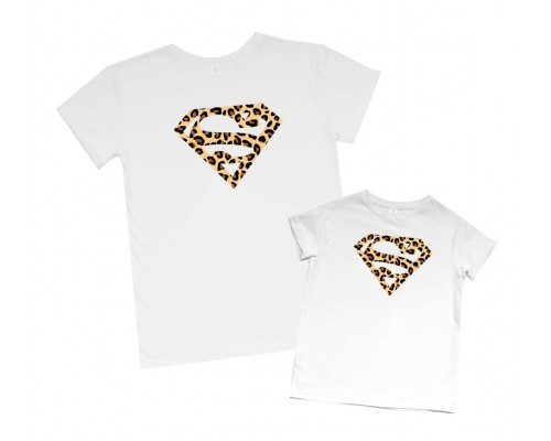 Супермен - однакові футболки для мами та доньки купити в інтернет магазині