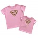 Супермен - однакові футболки для мами та доньки купити в інтернет магазині