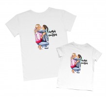 mother & daughter - комплект футболок для мамы и дочки