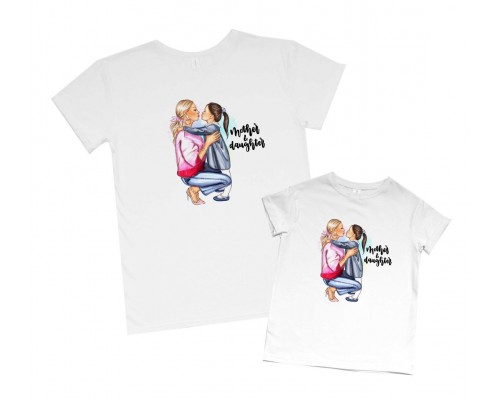 mother & daughter - комплект футболок для мами та доньки купити в інтернет магазині