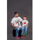 Набор футболок для папы и сына Яблоко от яблони… упало недалеко! купить в интернет магазине