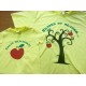 Набір футболок для тата та сина Яблуко від яблуні… впало недалеко! купити в інтернет магазині