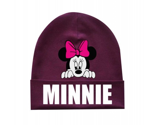 Дитяча шапка біні з Minnie Mouse для дівчаток купити в інтернет магазині