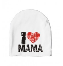 I love mama - дитяча шапка подовжена