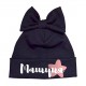 Именная шапка-бант со звездочкой для девочек купить в интернет магазине
