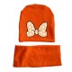 Бант Минни Маус - детская шапка удлиненная с хомутом для девочек купить в интернет магазине