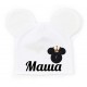 Мінні Маус контур - іменна дитяча шапка з вушками для дівчаток купити в інтернет магазині