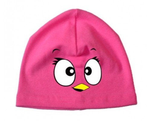 Angry Birds - шапка детская розовая для девочки купить в интернет магазине