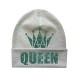 Queen з короною гліттер - дитяча шапка біні для дівчаток купити в інтернет магазині