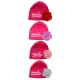 Любимая доченька - шапка детская с цветком и сердечками для девочки купить в интернет магазине