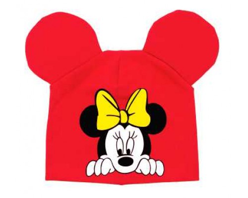Минни Маус с лапками именная детская шапка с ушками для девочек купить в интернет магазине